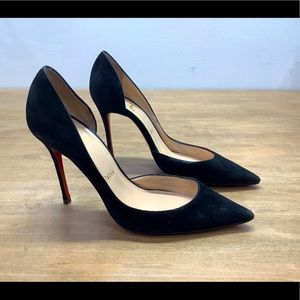 Christian Louboutin Iriza heels black suede 37.5